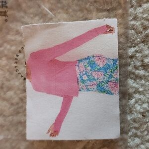 NWT Lilly Pulitzer long sleeve active tee. UPF 50+ .  Pink , size Medium